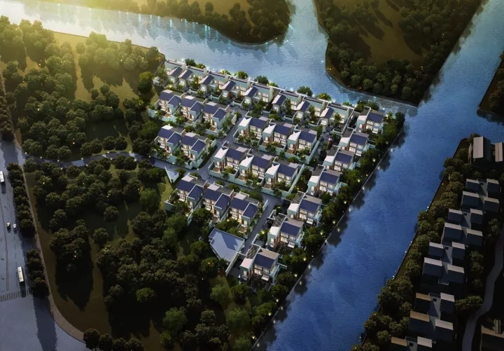 品臻園整體布局鳥(niǎo)瞰圖