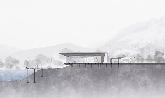 剖面圖，天華建筑設(shè)計(jì)